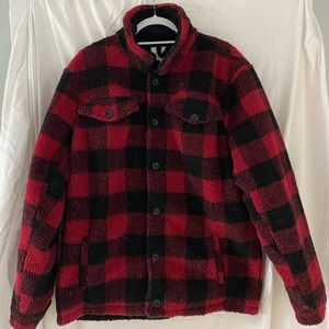 FASHION NOVA FLANNEL JACKET - L